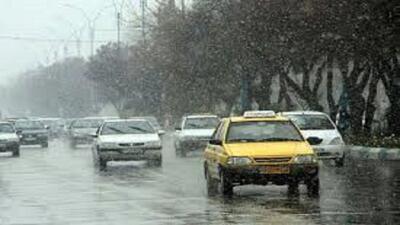  آغاز بارش برف و باران در اکثر محور‌های چهارمحال و بختیاری