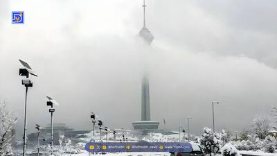 بارش باران، طوفان و یخبندان در تهران قطعی شد