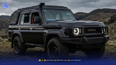 مدل سفارشی لندکروزر سری ۷۰ با ظاهر مشکی تهاجمی رونمایی شد