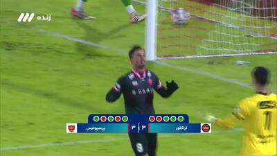 ضربات پنالتی دیدار تراکتور - پرسپولیس +فیلم