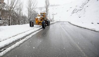 جاده‌های برفی و پُرترافیک امروز اعلام شد