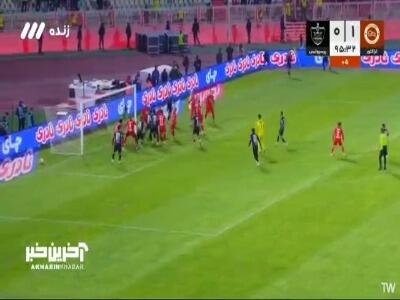 گل اول پرسپولیس به تراکتور توسط کنعانی زادگان توسط وی ای آر تایید شد