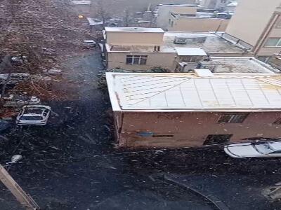  بارش برف پاییزی در تهران