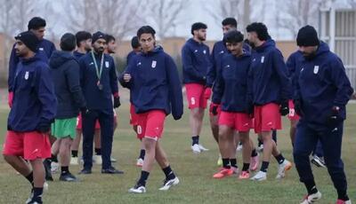 برف شدید، عامل لغو بازی دوستانه آلومینیوم و تیم امید