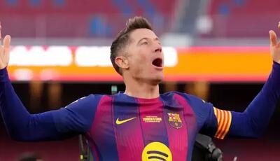 جلسه محرمانه رقیب مسی با لواندوفسکی در بارسلون!