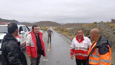  امداد رسانی به خودروی گرفتار در رودخانه روستای کسیسه‌ای بشاگرد