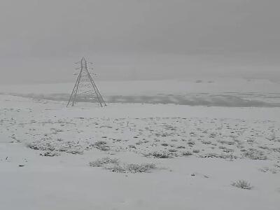  بارش برف در روستای وراینه نهاوند