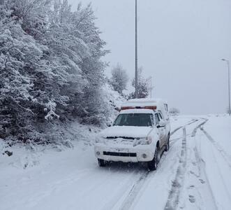 انسداد ۴۳ راه روستایی مازندران به دلیل بارش برف