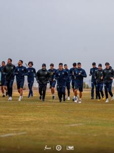 سپاهان در هوای برفی صعود را تمرین کرد (عکس)