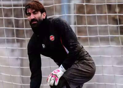 حرکات مجنون‌وار بیرانوند در آخر بازی با پرسپولیس!