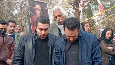  تصاویری از مراسم خاکسپاری حمید طالقانی