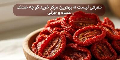 معرفی ۵ بهترین مرکز خرید گوجه خشک عمده و جزئی ایران