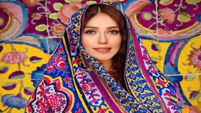  نگاه روز | شهرزاد کمال زاده در لباس محلی