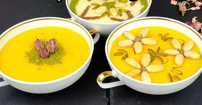  طرز تهیه فرنی با نشاسته، دسر آسان در پنج دقیقه !