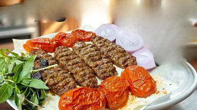  ساده ترین کباب خانگی/ مخصوص آپارتمان بدون دود و زغال و سیخ