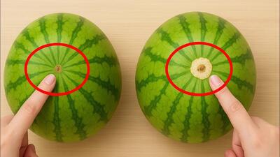  نحوه تشخیص هندوانه شیرین و قرمز / دیگه هندوانه سفید نخرید