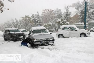 برف شدید در این راه های کشور/ زنجیر چرخ اجباری است