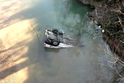 مرگ دو جوان در پی حادثه سقوط خودرو در سد دز