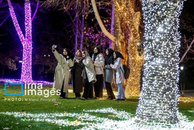 تصاویر: جشنواره نور در یلدای ایرانی