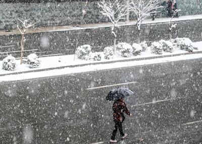 ویدیو / بارش برف در ولنجک تهران