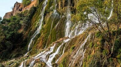 ببینید/ بارش باران، تنگ پنج لرستان را دیدنی‌تر کرد
