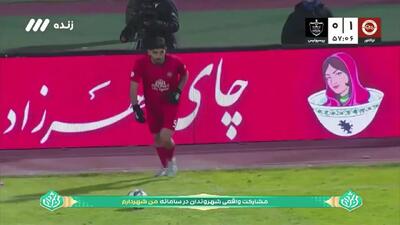 ویدیو | پرسپولیس در لحظات آخر گل زد؛ تراکتور ۱، پرسپولیس ۱