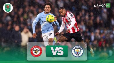 خلاصه بازی منچستر سیتی 2-0 برنتفورد