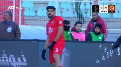 اشتباه ابرقویی و فرصت گلزنی عالی برای تراکتور که توسط مهدی ترابی از دست رفت