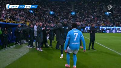 گل اول ناپولی به میلان (داوید نرس)