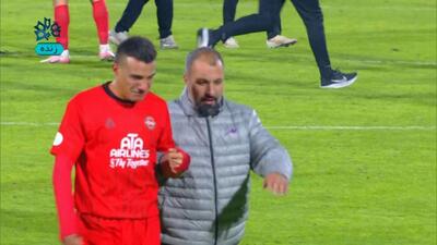 اشکهای امیرحسین حسین زاده بعد از پایان مسابقه