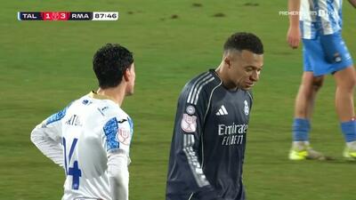 گل سوم رئال مادرید به تالاورا (دبل امباپه)