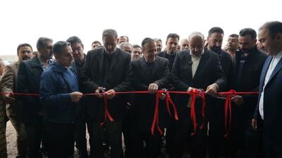 افتتاح تصفیه‌خانه فاضلاب در بوئین زهرا