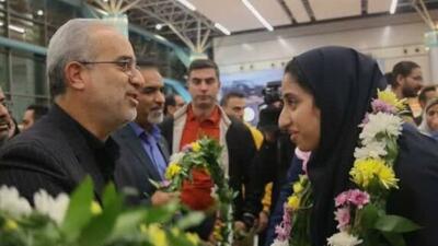 استقبال از قهرمانان مسابقات پاراآسیایی در اهواز