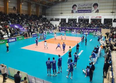 شکست‌ والیبال استقلال مقابل پاس گرگان+فیلم