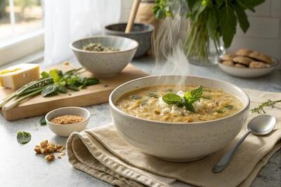  آموزش آشپزی / طرز تهیه آش شلغم با بلغور گندم؛ درمانی برای سرماخوردگی