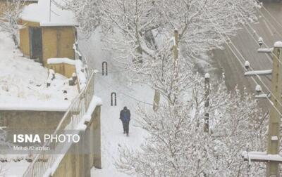 کارشناس هواشناسی: ارتفاع برف در همدان به ۲۰ سانتی‌متر رسید