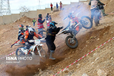  مسابقات موتور سواری هارد اندرو بانوان در کرمانشاه