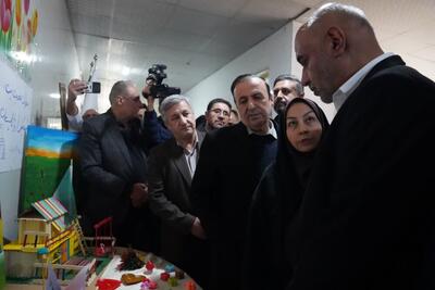 بازدید وزیر کار از مرکز توانبخشی شهید رجایی تاکستان