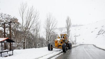  جاده‌های برفی و پُرترافیک امروز اعلام شد