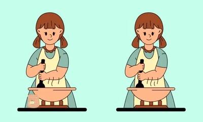  تست بینایی/ آیا می‌توانید 3 تفاوت تصویری زن را  ثانیه تشخیص دهید؟
