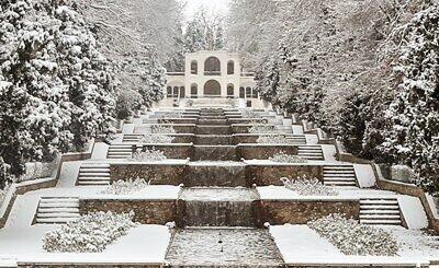  بارش برف در کرمان