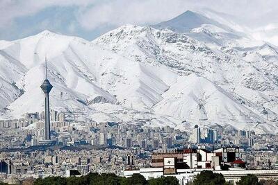  ببینید | بارش برف در برخی نقاط تهران