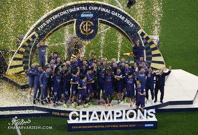 ویدیو| جشن قهرمانی پاری سن ژرمن در جام بین قاره‌ای