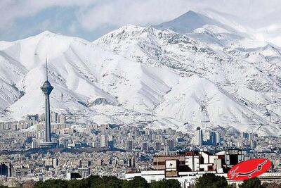  ببینید | بارش برف در برخی نقاط تهران - کلبه سرگرمی