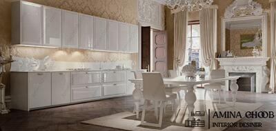 کابینت انزو یا پلی اورتان؟ راهنمای نهایی انتخاب رنگ و جنس لوکس در سبک نئوکلاسیک - مردم سالاری آنلاین