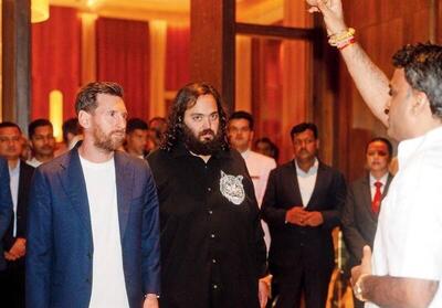 هدیه ویژه میلیاردر هندی به مسی +عکس