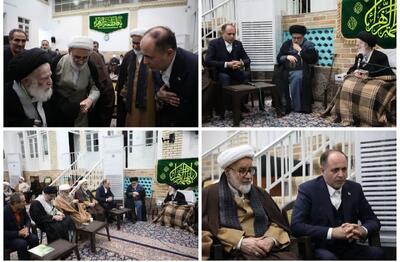  وزیر جهاد کشاورزی با آیت الله شبیری زنجانی دیدار کرد
