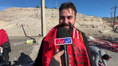 ویدیو| هواداری که از تهران به تبریز رفته: با ۵ گل پرسپولیس را می‌بریم! - پارس فوتبال