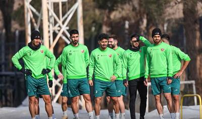 پوستر باشگاه پرسپولیس برای بازی مقابل تراکتور - پارس فوتبال