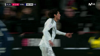 گل تساوی‌بخش دقیقه 4+90 خسوس وایخو مقابل سلتاویگو در کوپا دل ری (آلباسته 2-2 سلتاویگو) - پارس فوتبال